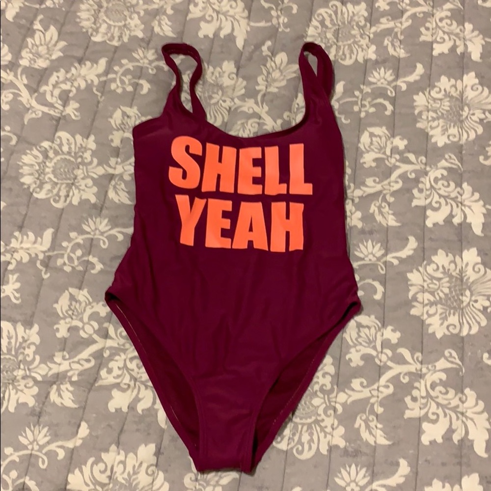Shell Yeah! One piece swim suit